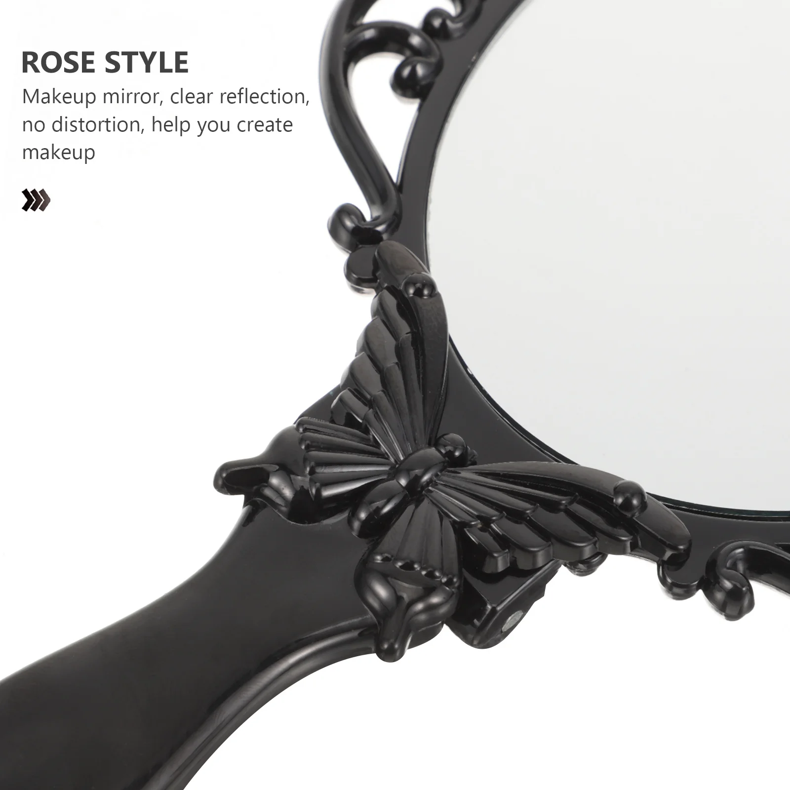 

Flower Folding Portable Handheld Makeup Mirror Lightweight Clear Reflection Hand Mirror for Women