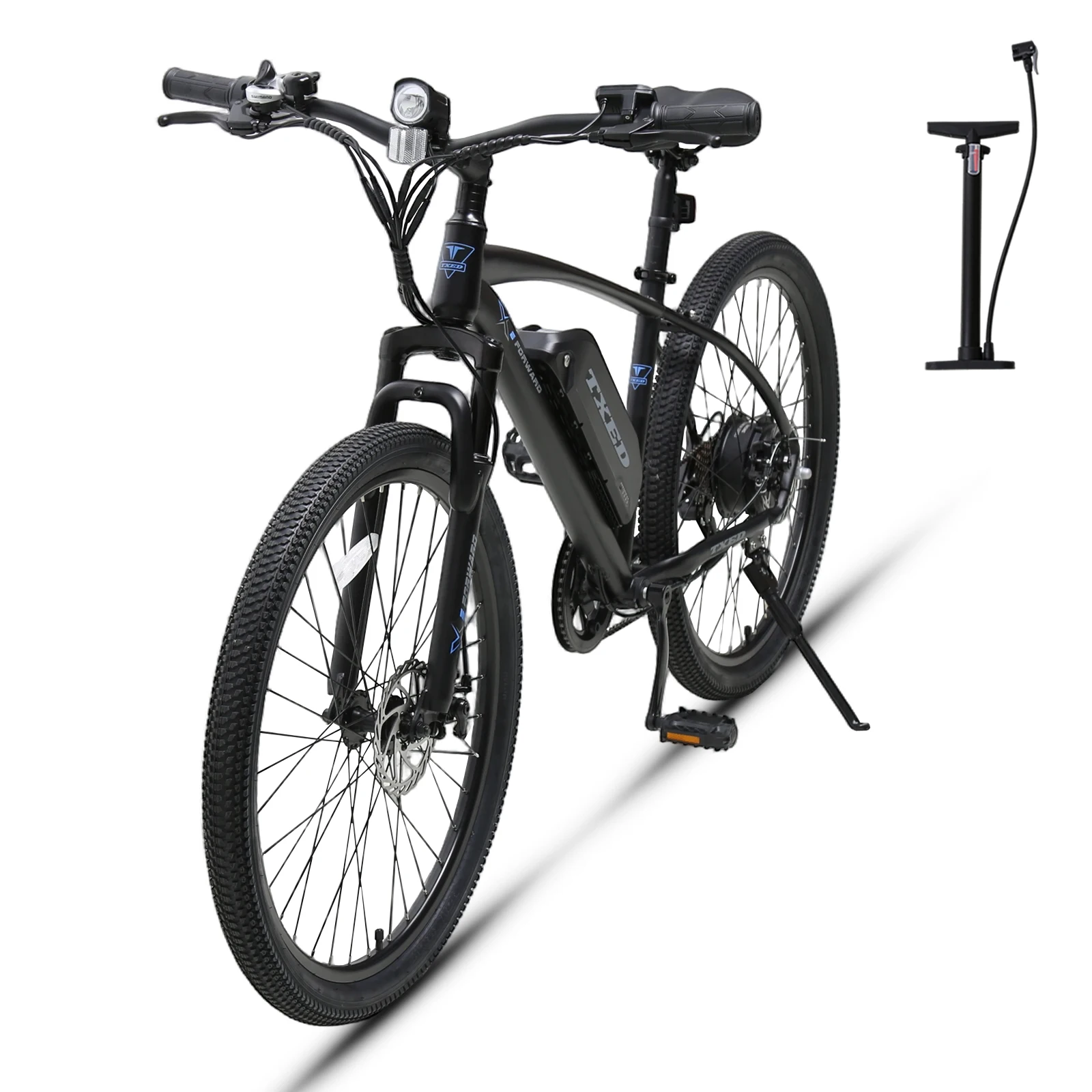 

1000W Electric Bike Electric Mountain Bike 27.5" Adult Ebike 48V 13Ah Removable Battery 20MPH 60 Mile Range UL 2849