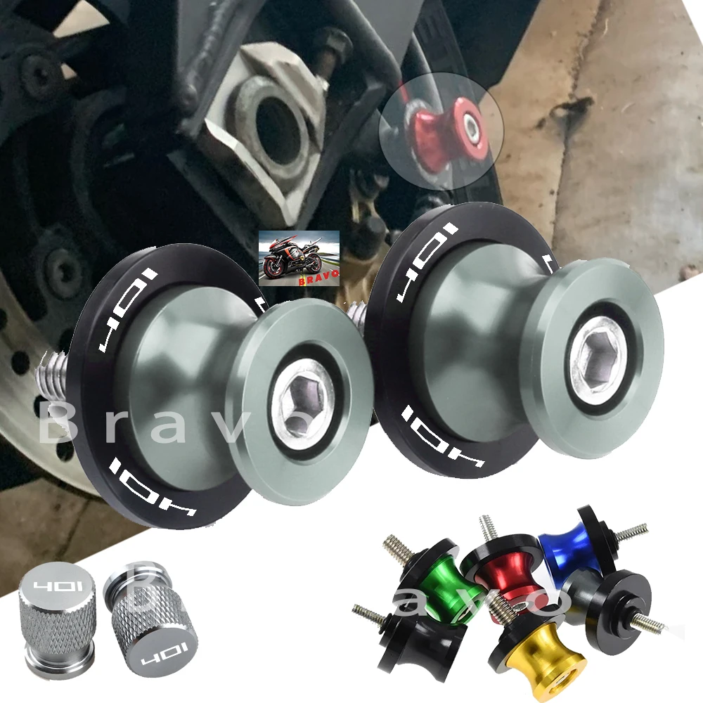 

1 Pair For Husqvarna Svartpilen 401 Vitpilen 401 Motorcycle Swingarm Spools Sliders Stand Screws Bolts Accessories