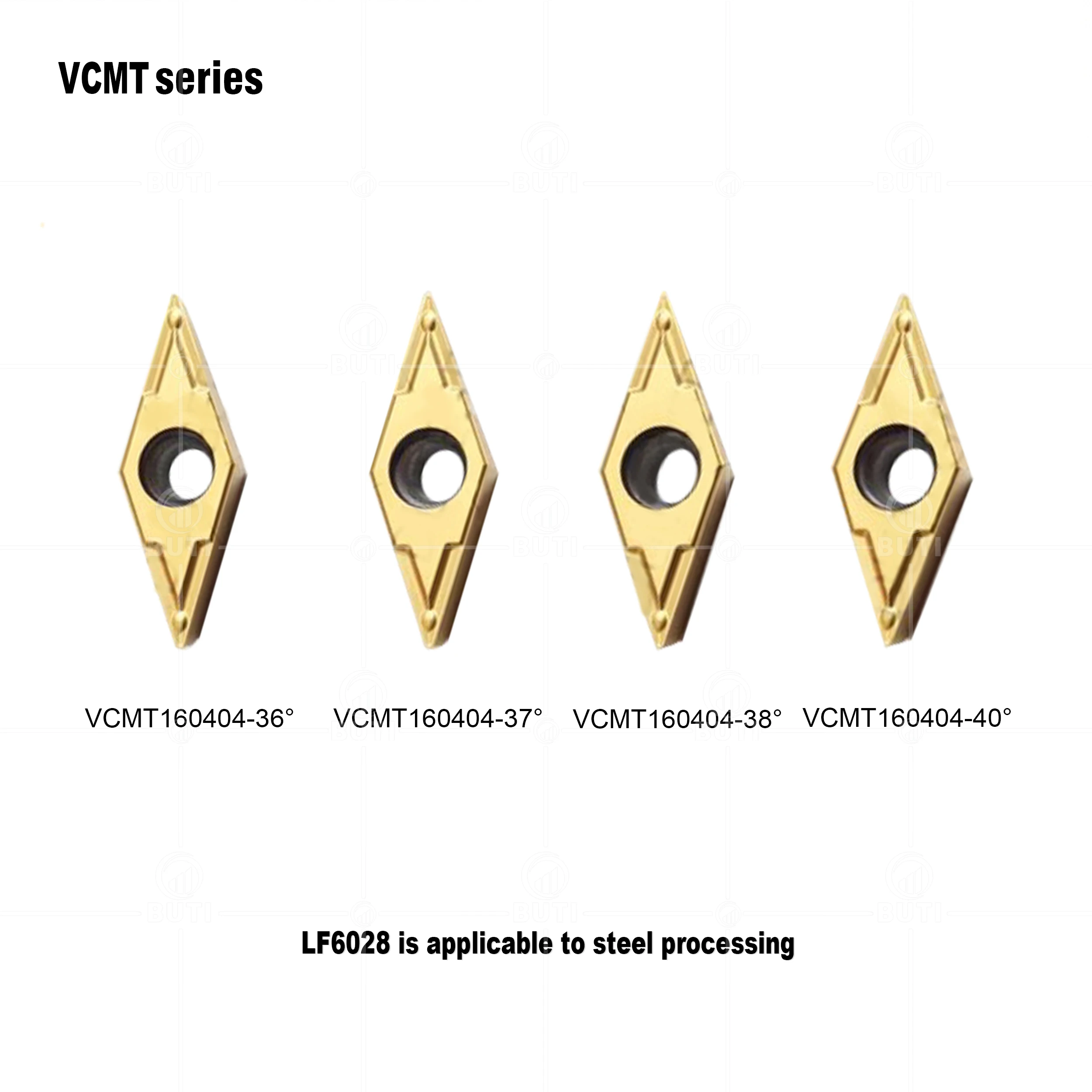 DESKAR 100% Original VCMT160404-36°/37°/38°/40° LF6028 High Quality Carbide Blades CNC Lathe Turning Cutter Tools For Steel Part