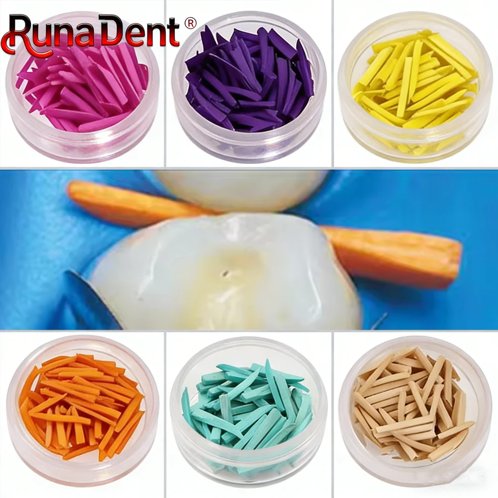 

50Pcs Dental Interdental Wood Wedges Specially Treated Tips for Gum Protection Disposable Tooth Gap Dentist Supplies