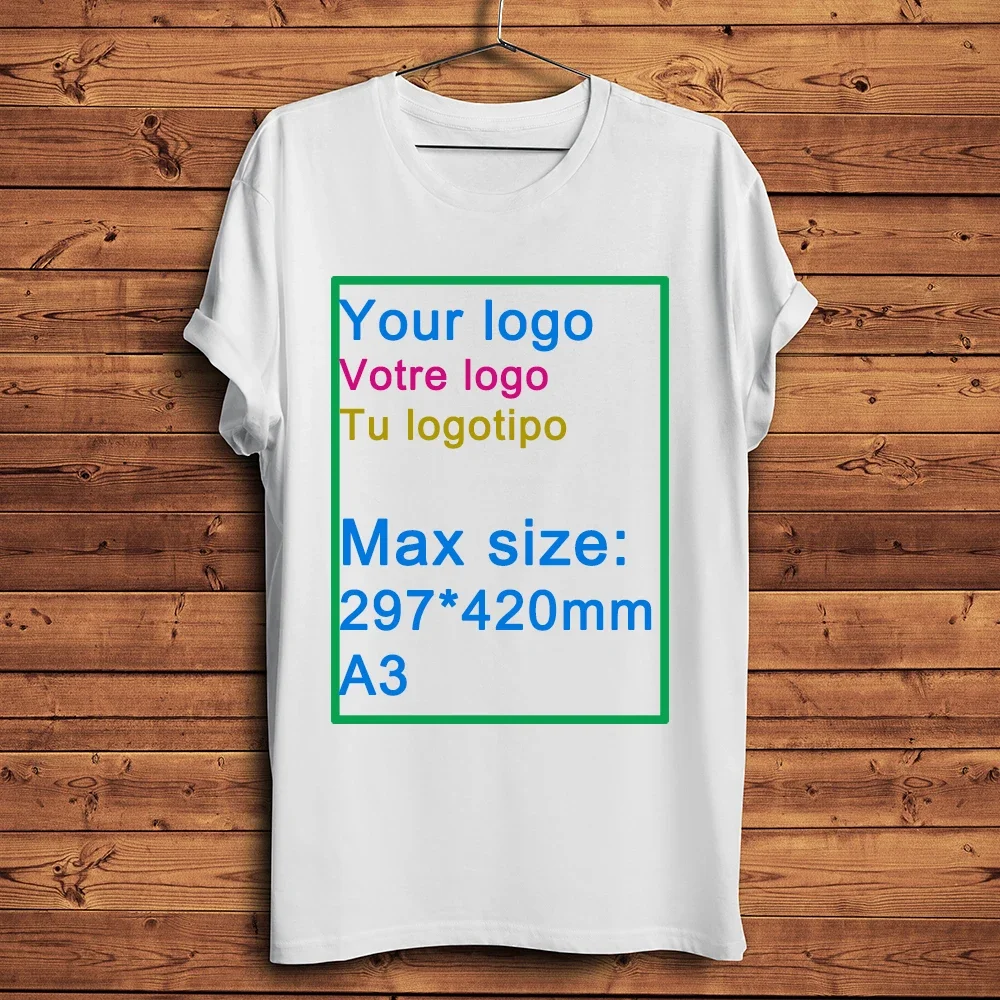 Your Design,logo,photo,QR Code,AD,customized TShirt Men Homme Casual Tee,Unisex Streetwear,custom Made T Shirt,breathable image 5