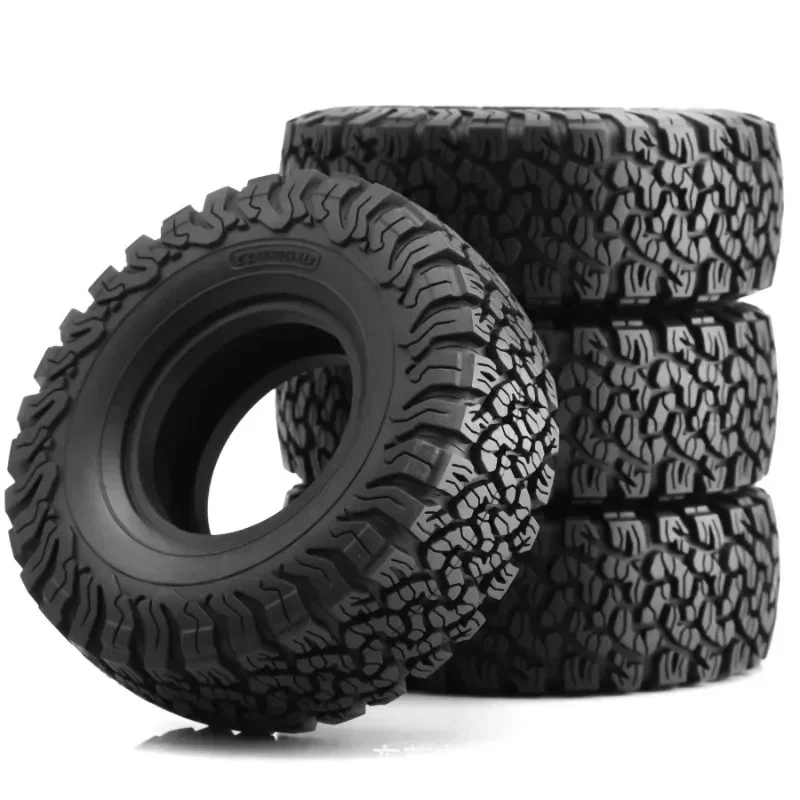 

RC 120*47mm 4PCS 2.2" Rubber Mud Wheel Tires for 1:10 RC Crawler Car Axial SCX10