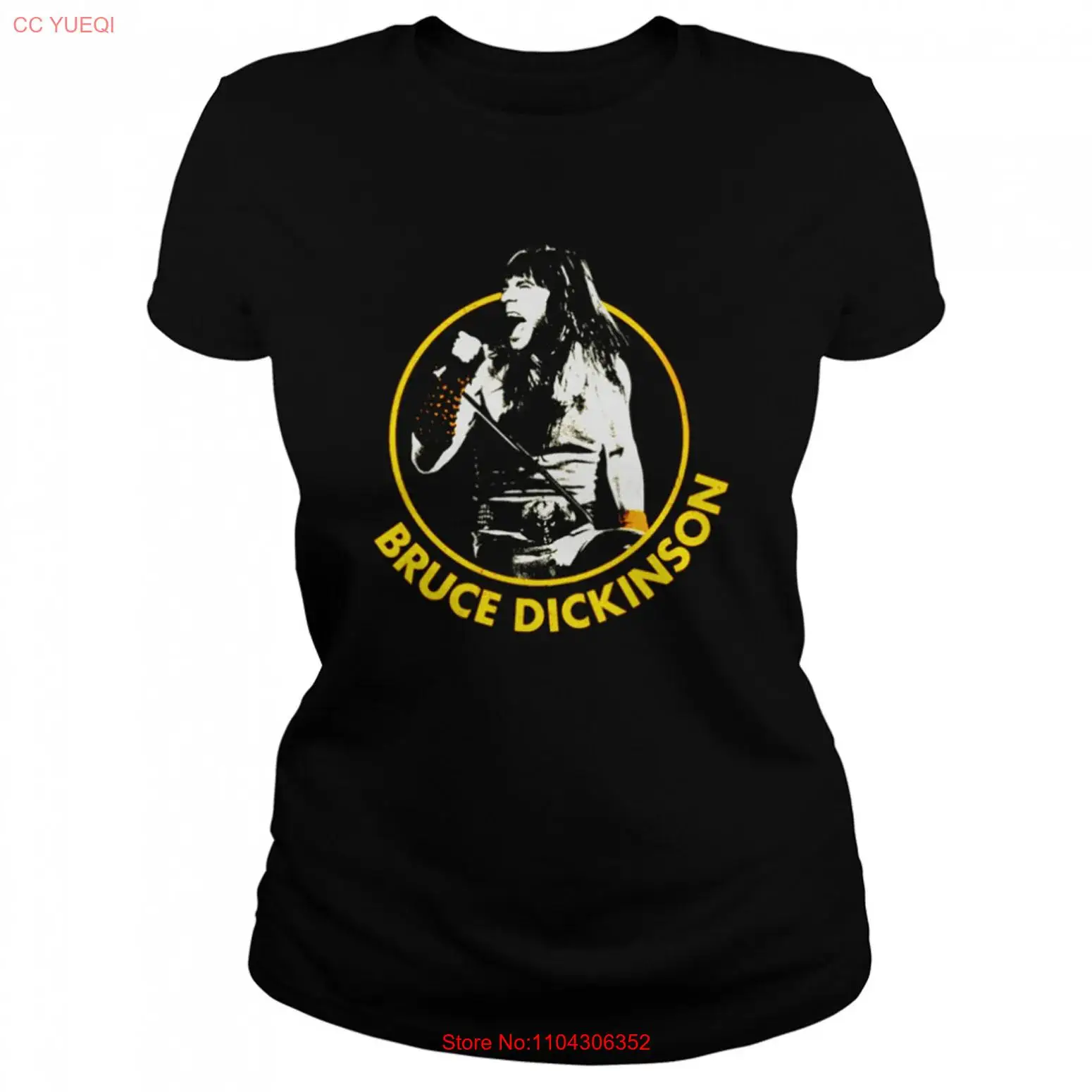 Bruce Dickinson NEW black T-shirt Unisex All sizes s-5xl Q1407