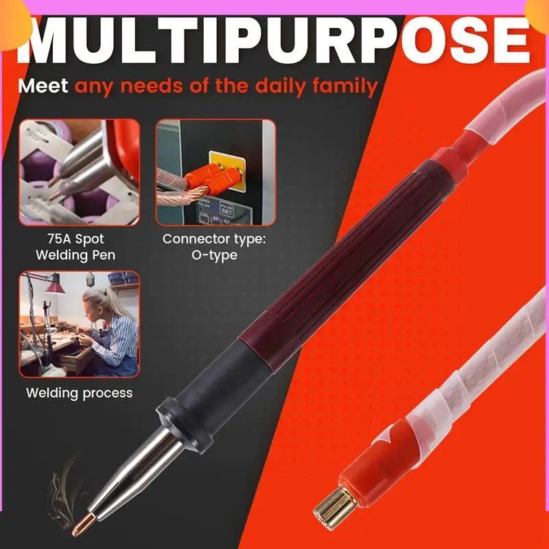 

A23P Spot Welding Pen High Power Pulse Large Single Battery 75A Split Spot Welding Pen For 737DH 811A Spot Welding Machine