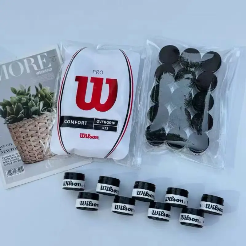 Wilson Universal สบาย Wilson Sticky Grip สําหรับแบดมินตันและเทนนิสอเนกประสงค์เจลมือกีฬาดูดซับเหงื่อ