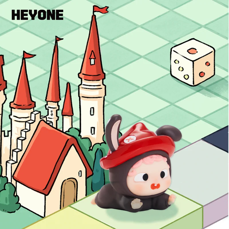 Heyone Black Play Mini Lost Time Town Series صندوق أعمى لطيف الحبوب 2025 هدية يدوية عصرية جديدة