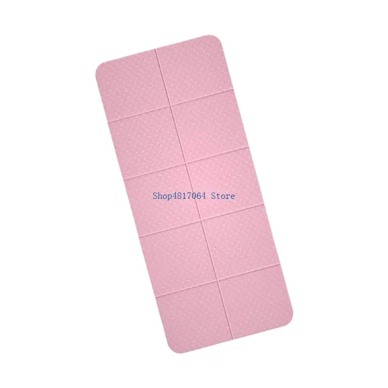 T3LB Foldable Yoga Mat Travel Nonslip Portable Gym Mats for Pilates Fitness Exercise