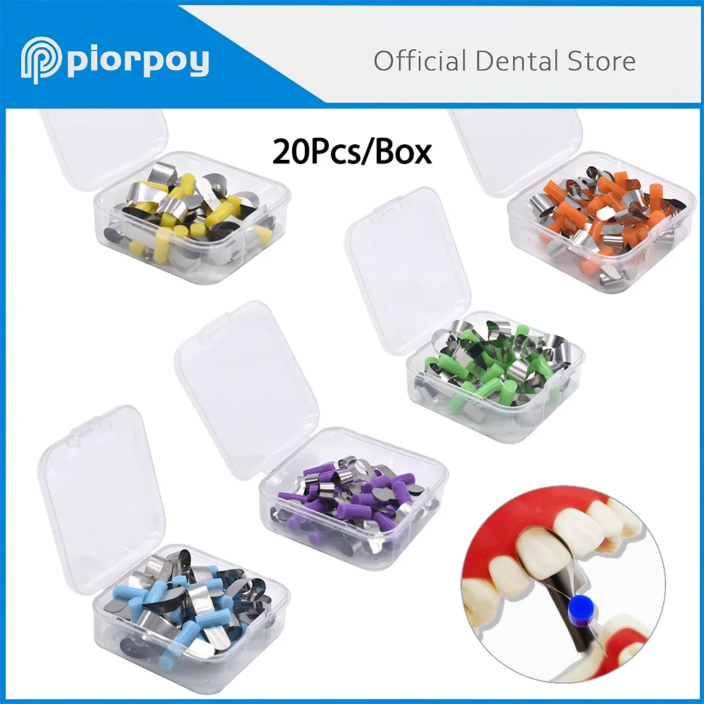 PIORPOY Dentistry Forming Sheet Dental Sectional Contoured Matrix Band Metal Auto Matrices Bands Odontologia Products Dropship