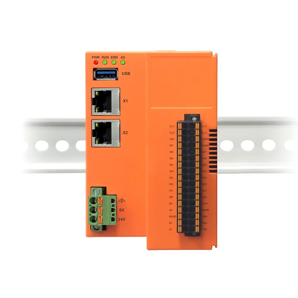 Raspberry Pi CM5 Rugged PLC Controller Edge Computing Computer Module 5 Programming Logic Controller