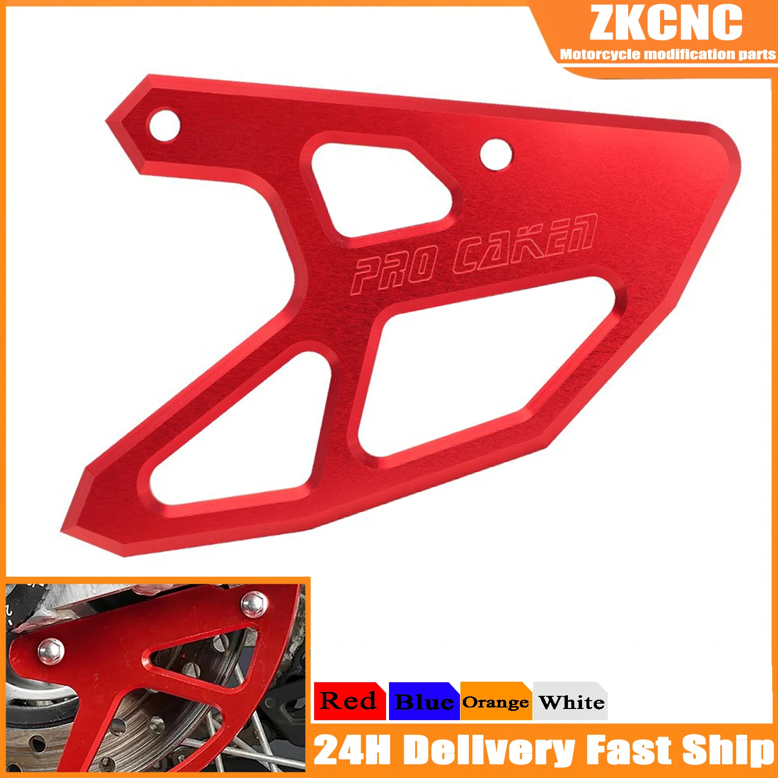 

Защитная крышка заднего тормозного диска CNC для мотоцикла Honda CR125R CR250R CRF250X CRF450X CRF250RX 450RX 250R 450R 450L 2002-2020