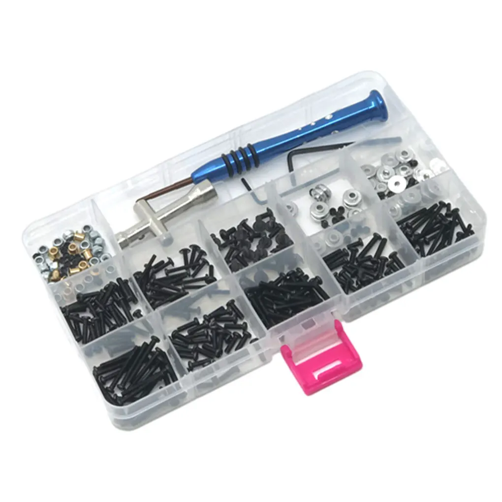 Rcgofollow Schroeven Kit Box Rc Auto Deel Stofdicht Rc Schroeven Kit Box Voor 1 16 Wpl C14 Off-Road Rc Upgrade Deel Rc Auto