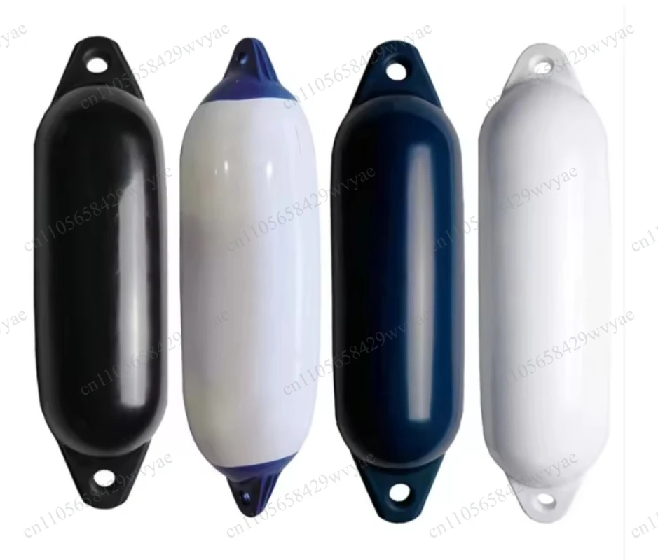 4-Pack G1 Inflatable PVC Boat Set, 5.5 Inch Bumper Kit with Ropes & Pumps for Yacht Sailboat Fishing Boat Docking