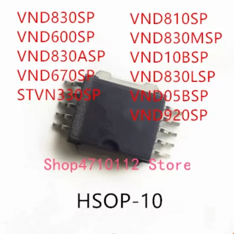 

10 шт. VND830SP VND600SP VND830ASP VND670SP VND330SP VND810SP VND830MSP VND10BSP VND830LSP VND05BSP VND920SP IC