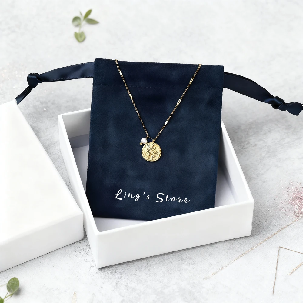 50 шт., фланелевая сумка на шнурке для ювелирных изделий, может персонализированный индивидуальный логотип, свадебные сувениры, подарочная упаковка, бутик, косметичка для покупок