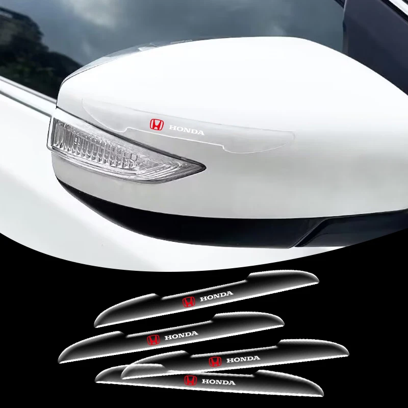 4PCS Car Door Transparent Bumper Guard Anti-Collision Protector for Honda Mugen Power Civic Accords CRV Hrv Jazz CBR VTEC VFR