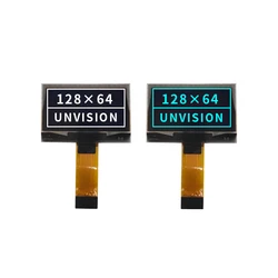 Pantalla OLED de 1,3 pulgadas, 128x64, matriz de puntos, pantalla OLED CH1116, Compatible con unidad SH1106, Cable largo, enchufe de 16 pines