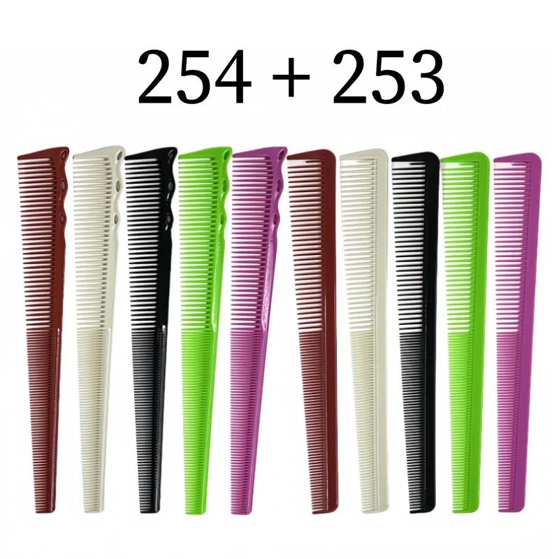 234 254 Haircut Comb Barber Shop Hairdresser Professional Hair Cutting Combs Sideburns Hair Brush Hair Salon Styling Tools Y1228