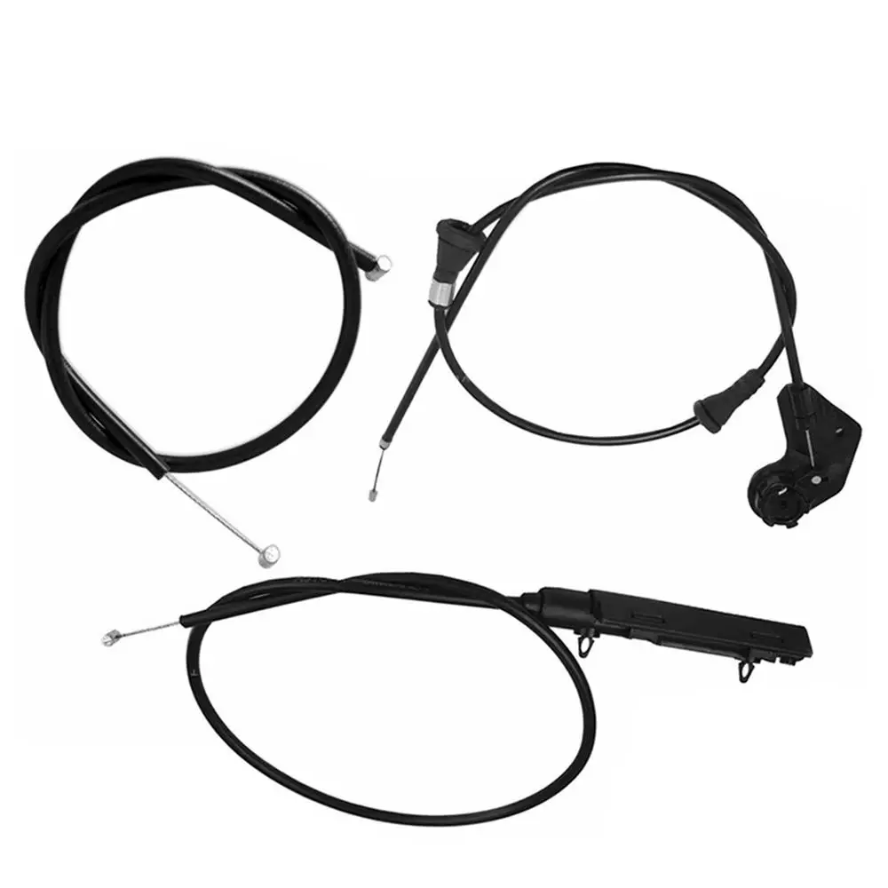Bonnet Release Bowden Cable 3Pcs For BMW E46 320i 323i 325i 330i OE 51238208442 - view 3