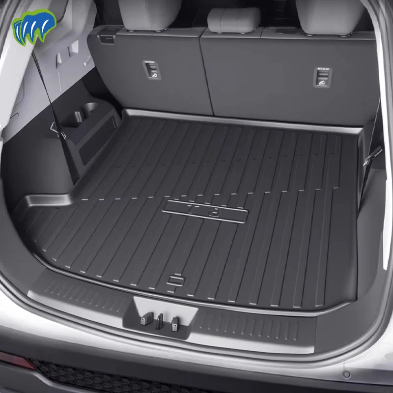 

Для Chery FULWIN ‌ T8 2025 Custom Fit TPE Коврик для багажника автомобиля Коврик для багажника 3D-форма Лазерные измереемые вкладыши багажника Защитный коврик для заднего багажника