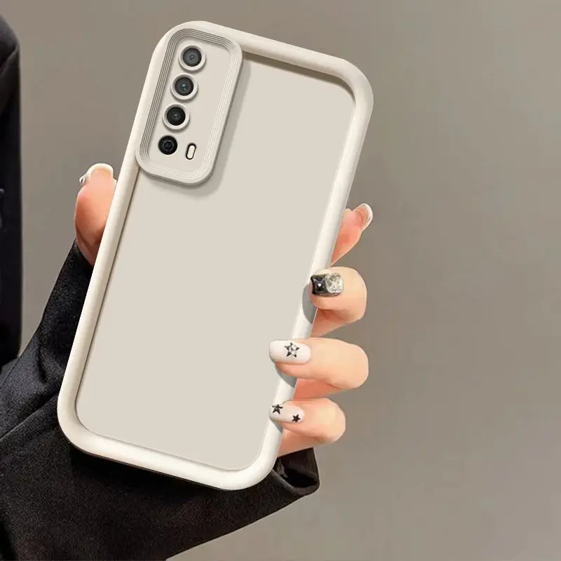 Casing untuk Huawei Y7A Casing Huawei P Smart 2021 Pelindung Silikon Tahan Guncangan Penutup Ponsel Lembut Matte