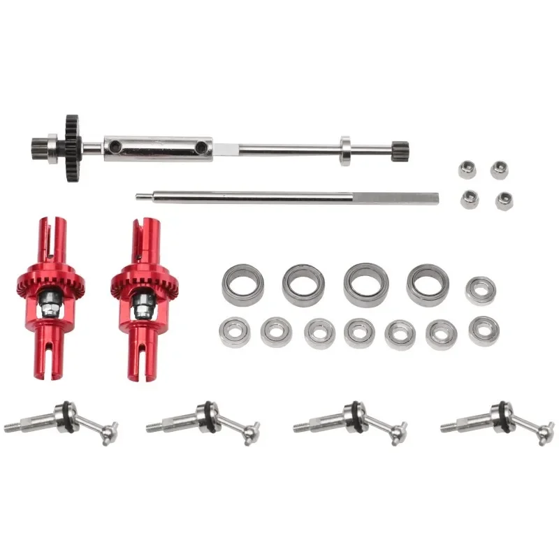 

Metal gear adjustable central axis 96mm-122mm adjustable range For Wltonys 1:28 K989 284131 284161 284010 RC Car accessories