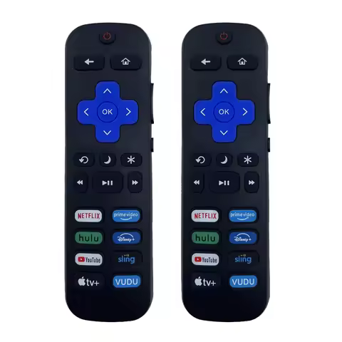 (Pack of 2pcs) Replacement Remote Control for All Roku TV, Compatible for TCL /Hisense /Onn /Sharp /Element/Westinghouse/Philips