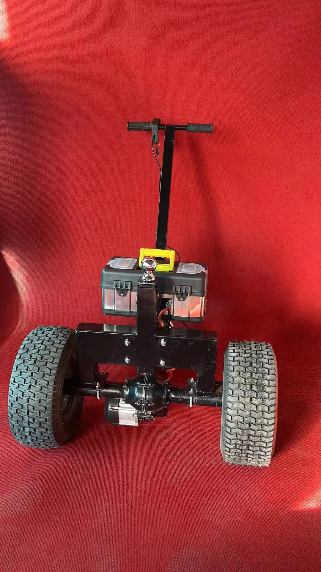 

Electric Steel Trailer Mover Dolly 1.3t with Motor Adjustable Heavy Duty 2\" Ball for Caravan Camper Used Condition
