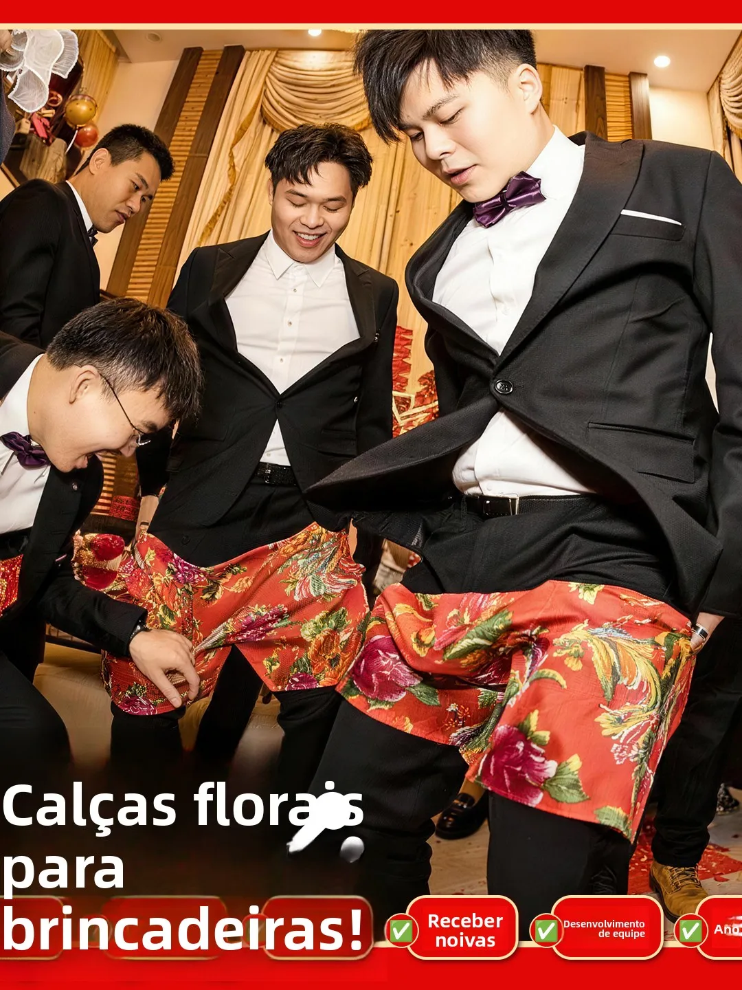 calcoes-florais-do-nordeste-para-casamento-atividade-de-team-building-e-celebracao-com-tema-de-brincadeira-e-rir-um-dos-outros