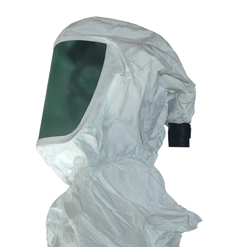 PAPRS Air Fed Mask Grinding Powered Air Purifying Hood Rechargeable Battery Full Face Protection Anti-Epidemic Respirator