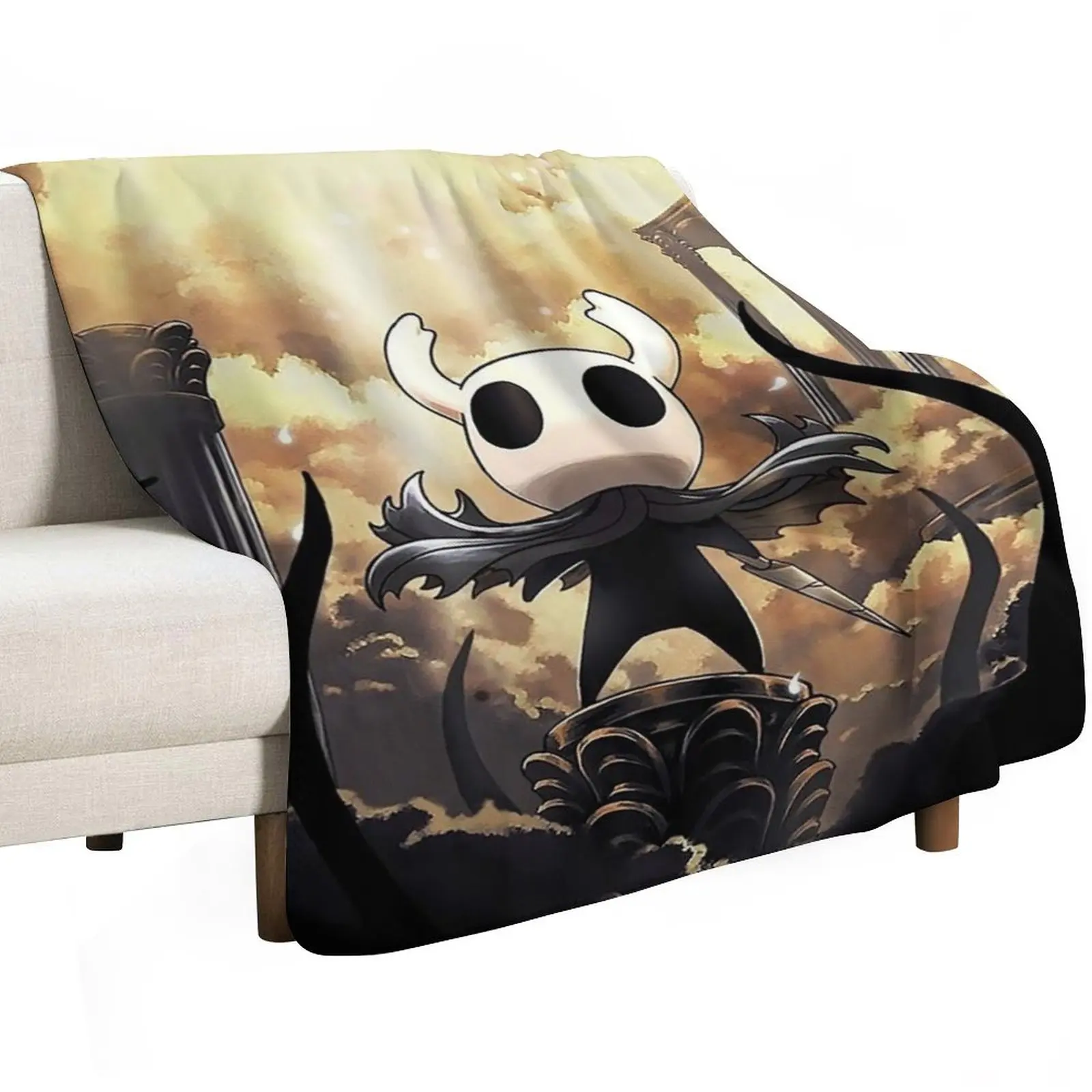 Hollow Knight Throw Blanket Spring Fall Cozy Throw Blanket for Couch