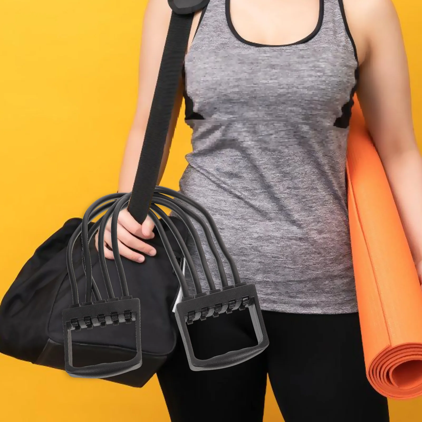 Juego de bandas de resistencia, cuerda de tracción para Fitness de alta resistencia con asas para gimnasio en casa, entrenamiento, bíceps, tríceps, entrenamiento portátil