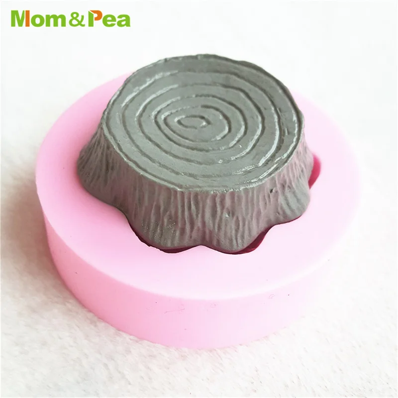 MPA1324 Stump Shaped Silicone Mold Gum Paste Chocolate Ornamental Fondant Mould Cake Decoration Tools