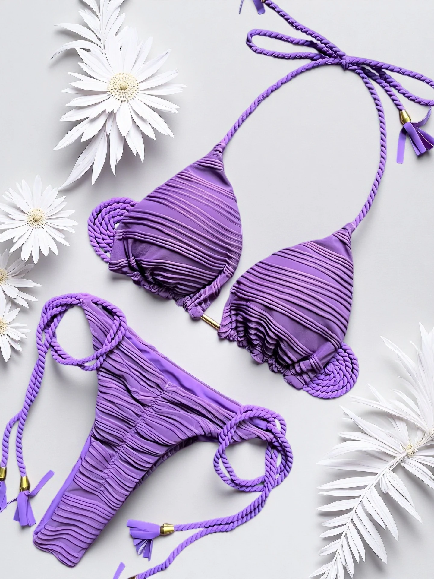 

2026 Triangle String Bikini Women Sexy Brazilian Swimsuit Tie Side Thong Swimwear Female Bathing Swimming Suit Summer Beachwear