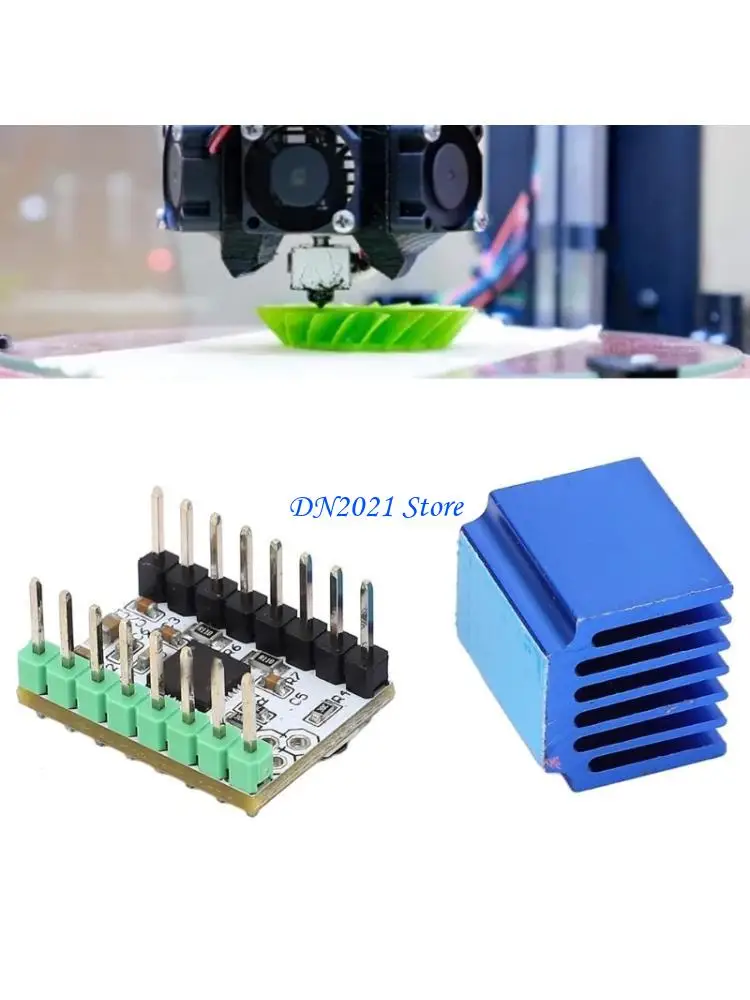 F3KE TMC2226 Motor Driver 3D Printer TMC2226 Stepper Motor Driver Module Heat Sink