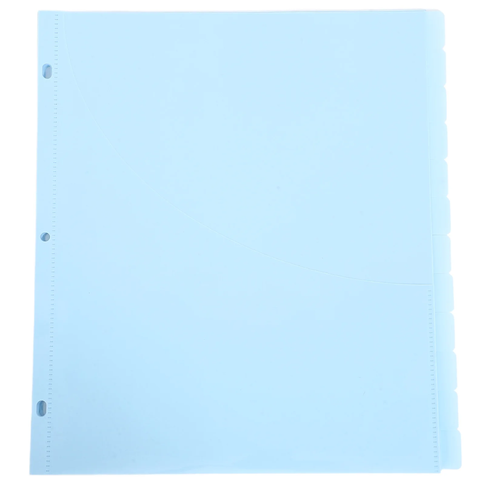 12 Pcs File Folder Binder Divider Pockets Plastic Document Holders Office Supplies Paper Sleeves ganizer