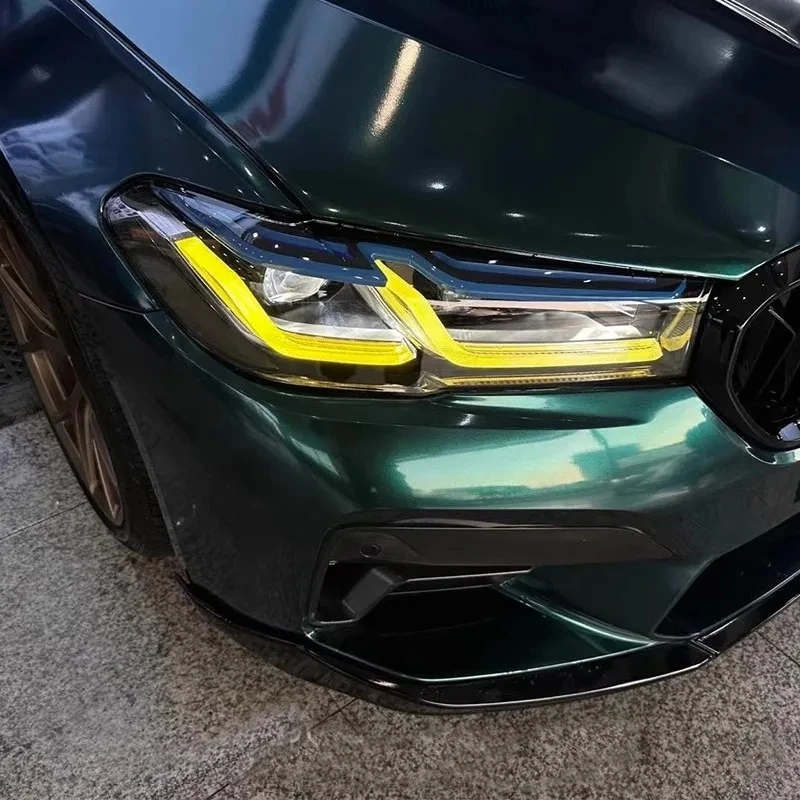 for BMW 5 series 2021-2023 G30 G31 F90 Lemon Yellow DRL Module RGB multicolor LED boards daytime running lights chip