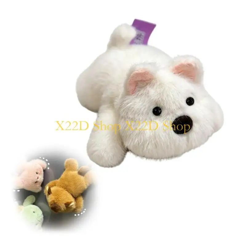 X22D Plush Car Decor,14cm Appealing Stuffed Mammals Ornament for Car Exterior, Engaging Decoration for Dashboard, Side glass