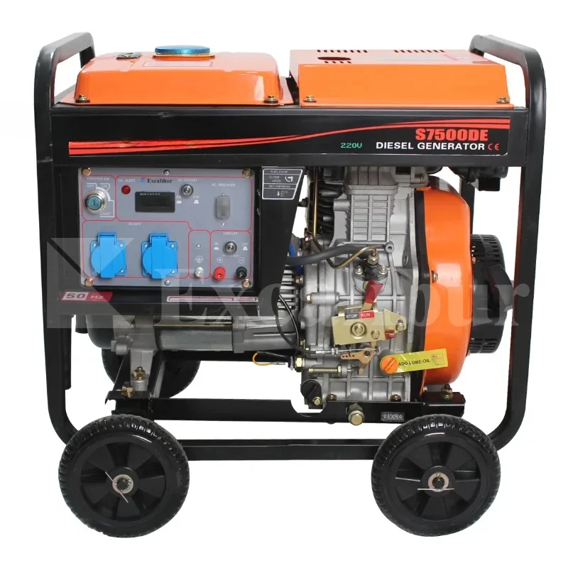 Manufacturers 5kva 6kw diesel generator super portable Open Type diesel electric generator