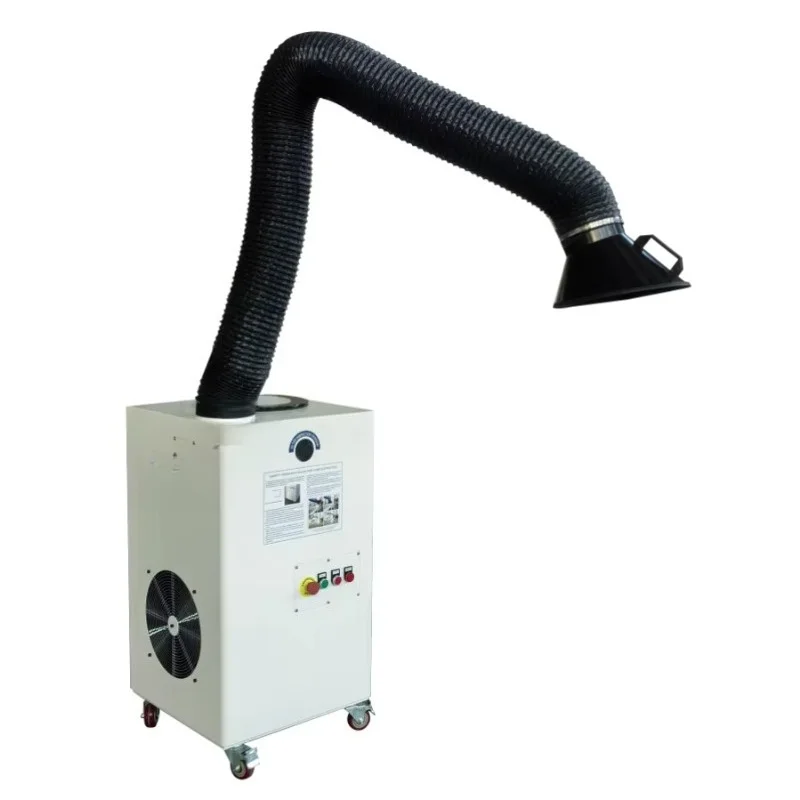 

1.1Kw Mobile Welding Flue Gas Extractor with Flexible Arm