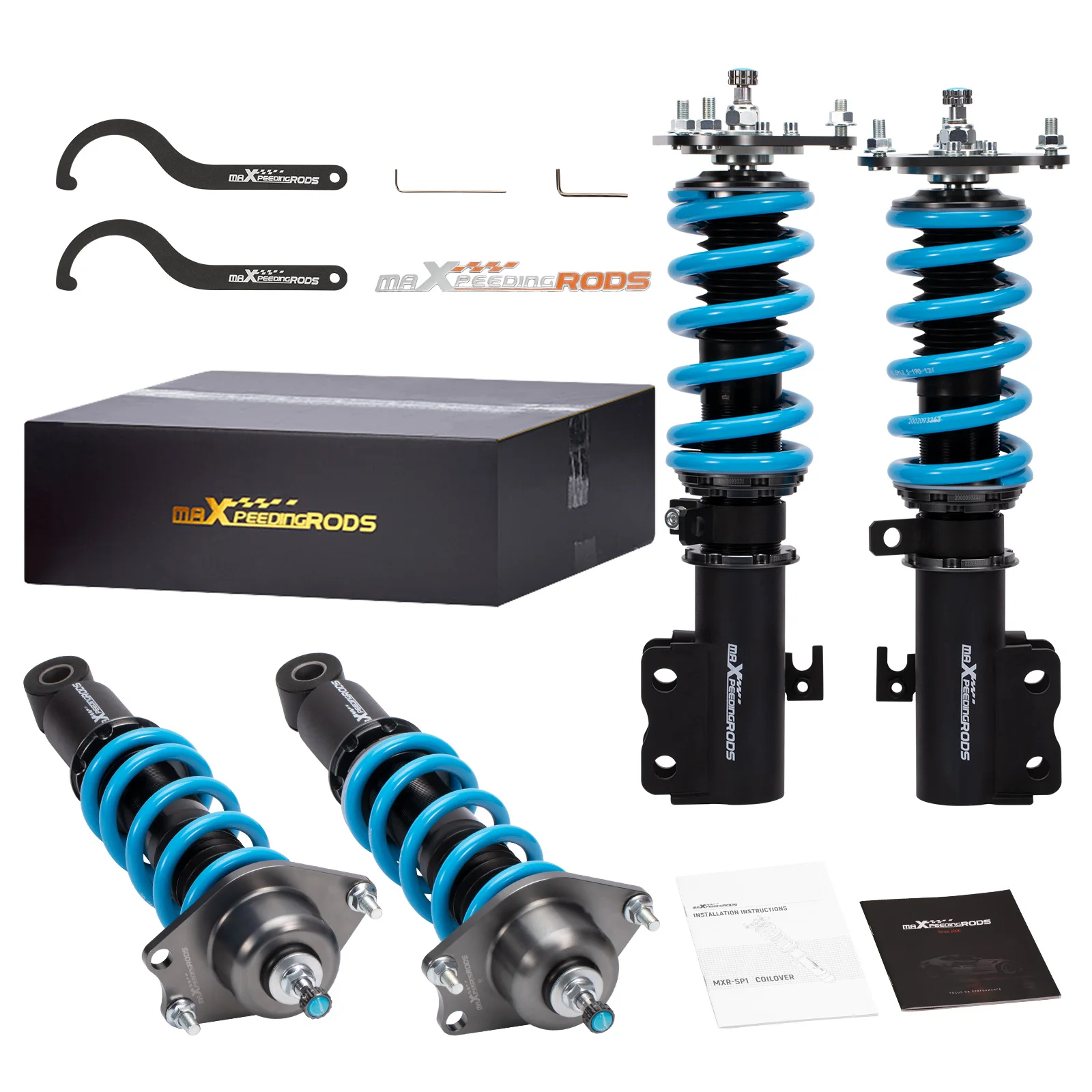 MaXpeedingrods Coilovers Suspension Shocks for Toyota Corolla 9th Gen E12 E130 Matrix XRS 2003-2008