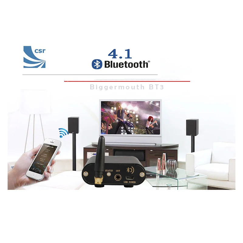 Усилитель KYYSLB BT3, 4,1 дюйма, с Bluetooth