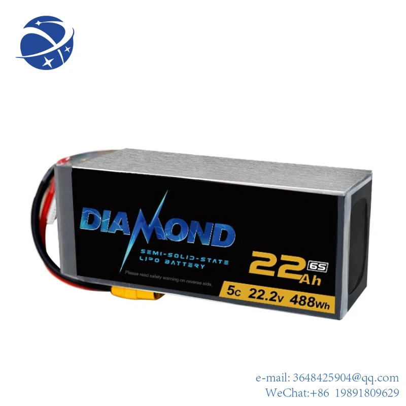 

YYHCCustom High Discharge Semi Solid State 6S 16000 mAh Lithium ion batteries for Long Range Drone Electric Scooter