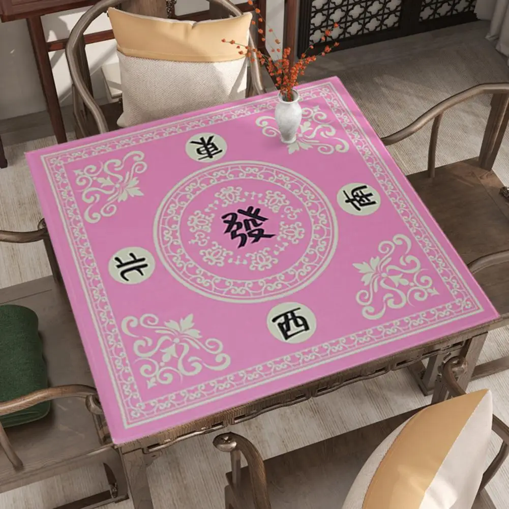 Durable Mahjong Mat Foldable Anti-slip Mahjong Table Mat for Board Games Decoration Noise Reduction Mahjongg Mat for Mahjong