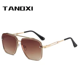 Luxury Sunglasses Women Brand y2k Vintage Oversized Sun Glasses Ladies Eyewear Vintage Square Sunglasses UV400 gafas de sol