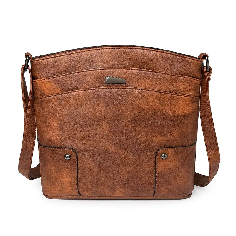 

Nesitu Vintage Black Brown Green Coffee Green Pink Lady Women's PU Leather Shoulder Messenger Bag for 9.7 inch Ipad Purse m0415