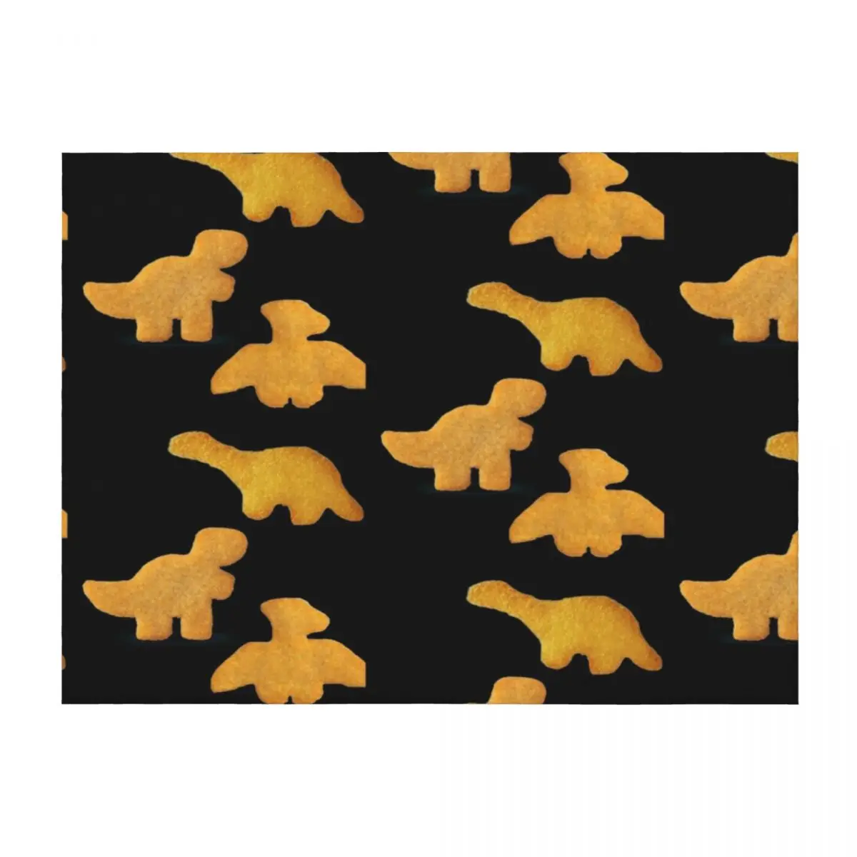 

Dino nuggets Throw Blanket Tourist Camping blankets ands Blankets