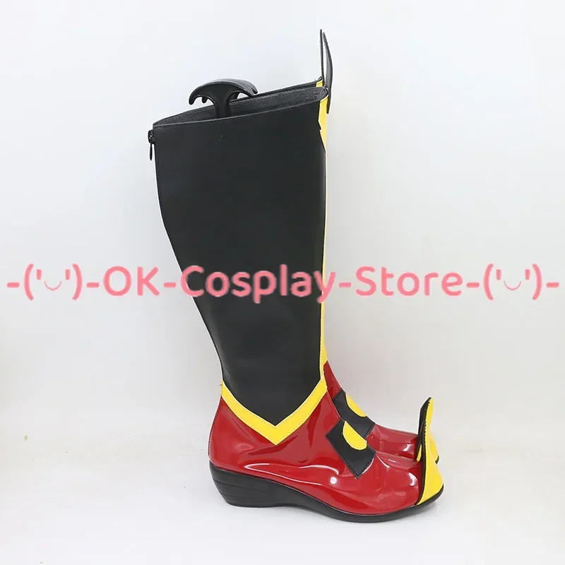 [Aangepast] Azula Cosplay Schoenen Anime Game Rollenspel Kostuum Prop Halloween Carnaval Party PU Lederen Laarzen