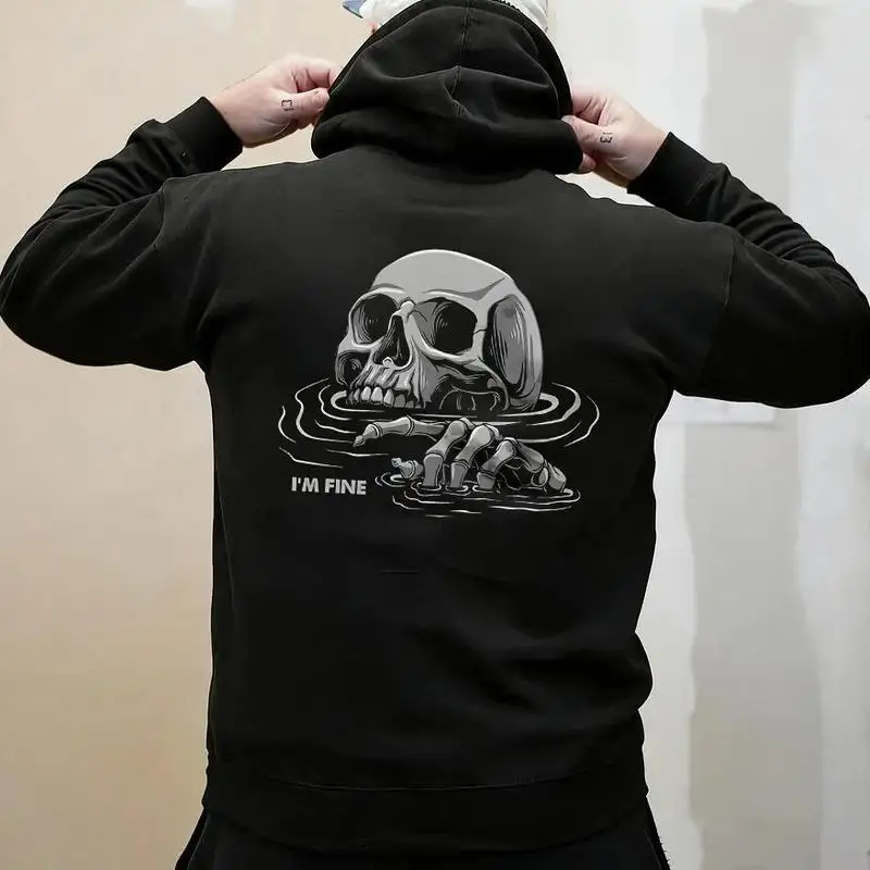 

Couple Hooded Sweatshirt P 18921 Cross-Border Unisex Comfortable Fit Animal Patterned Crew Neck Sweatshirt for Spring