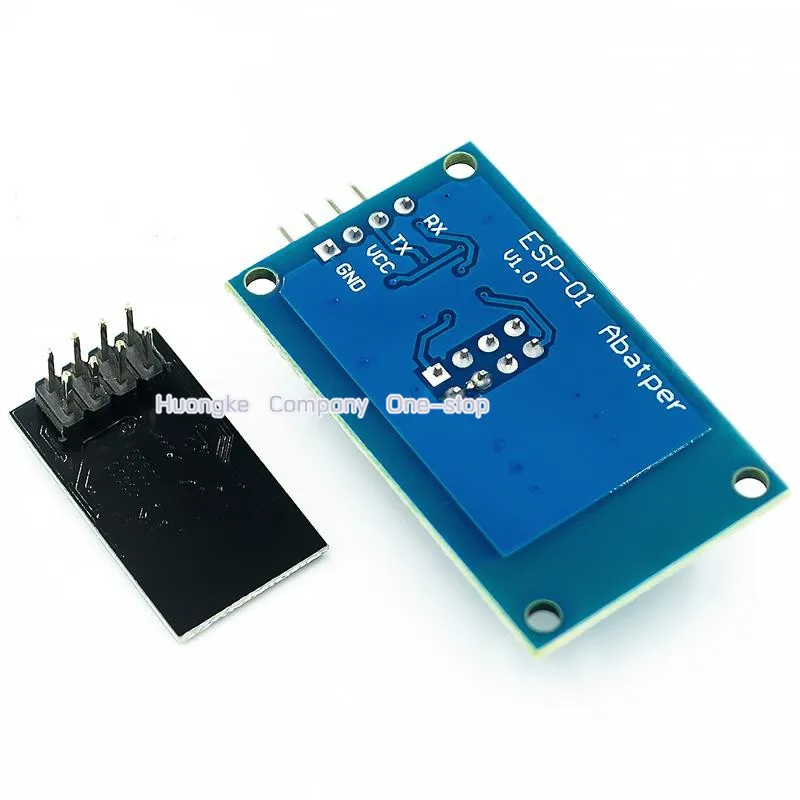 1PCS ESP8266 ESP-01 Serial WiFi Wireless Adapter Module 3.3V 5V Esp01 Breakout PCB Adapters